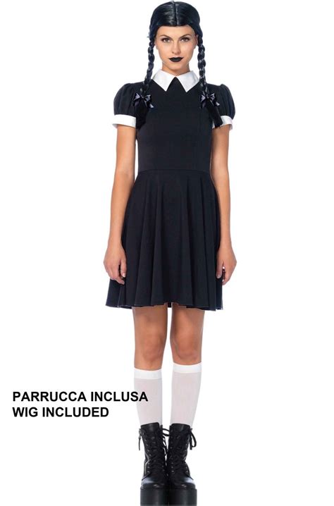 Costume Mercoledì Addams fai da te o da comprare online